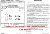 Essential Documents for International Car Rental