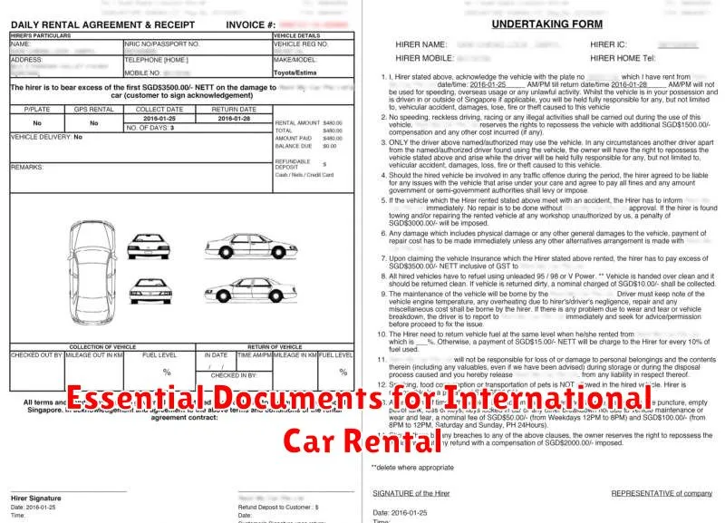 Essential Documents for International Car Rental