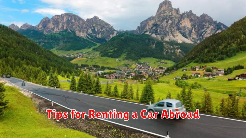 Tips for Renting a Car Abroad
